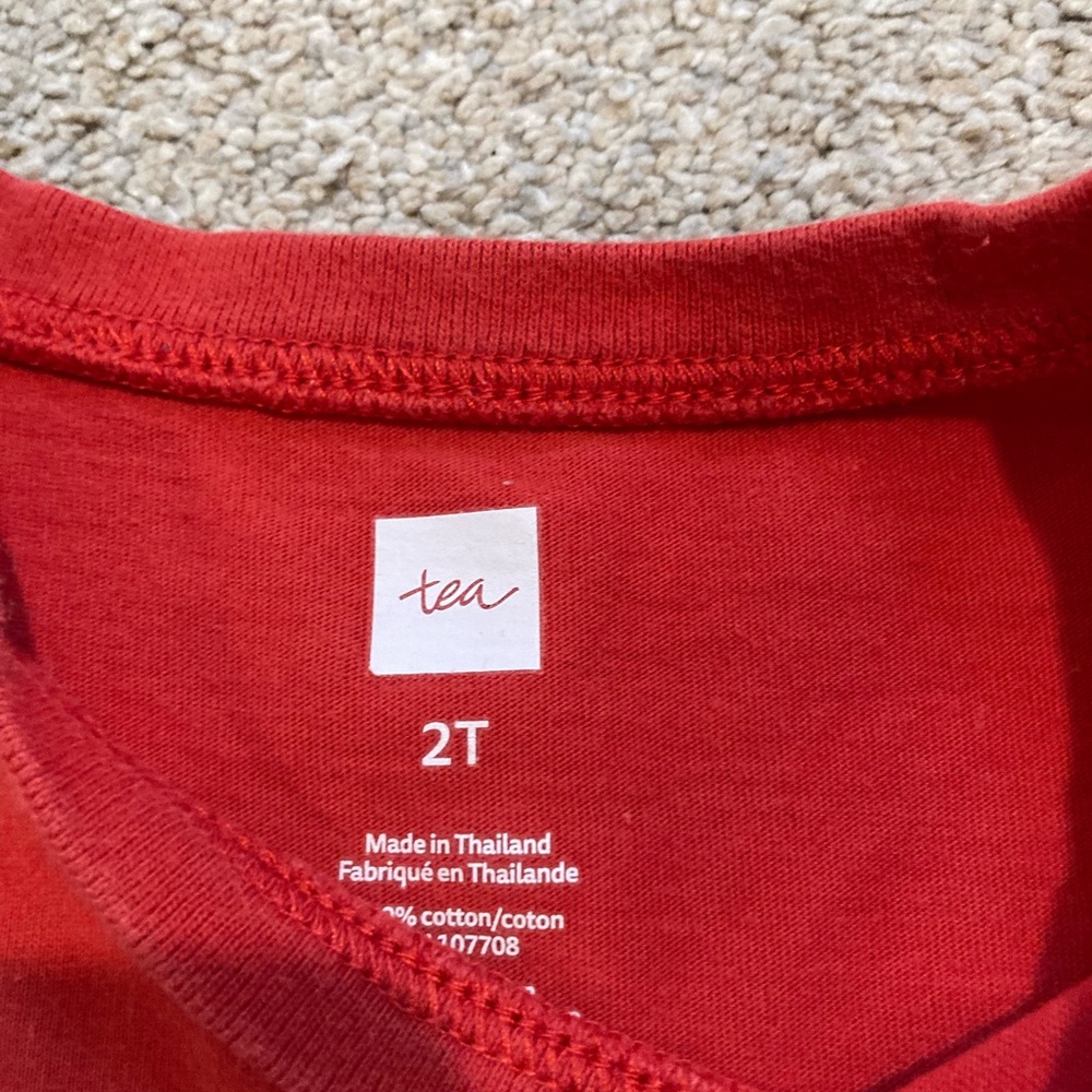 2T Red Tea Collection Dress - Picture 2 of 4